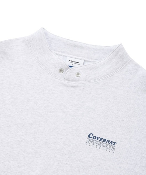 「COVERNAT」 スウェットカットソー MEDIUM ヘザーグレー メンズ