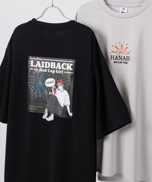 COLLECTORS CLUB 売れ筋商品|||コレクターズ クラブ シャツ トップス レディース Shirts Red RED CAP GIRL tシャツ 「70」「RCG」JAPAN ART SAKURA/HANABI