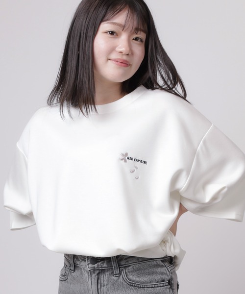 RED CAP GIRL tシャツ 「70」「RCG」JAPAN ART SAKURA/HANABI