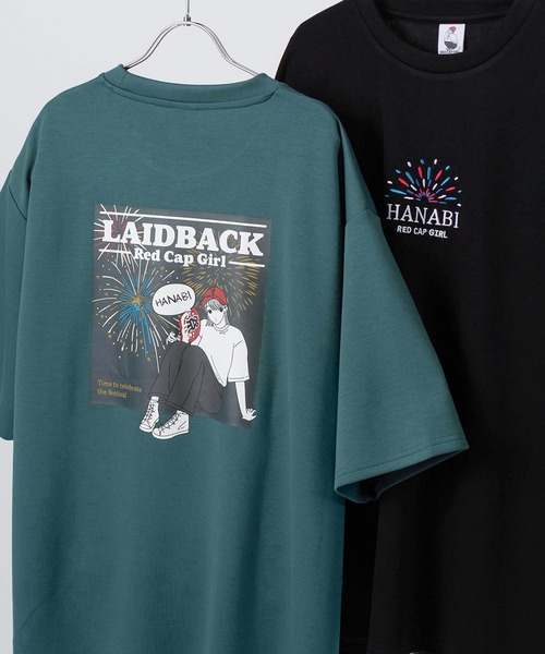 KARTIKA 売れ筋商品|||カルティカ Tシャツ トップス レディース Tops Red RED CAP GIRL tシャツ 「70」「RCG」JAPAN ART SAKURA/HANABI