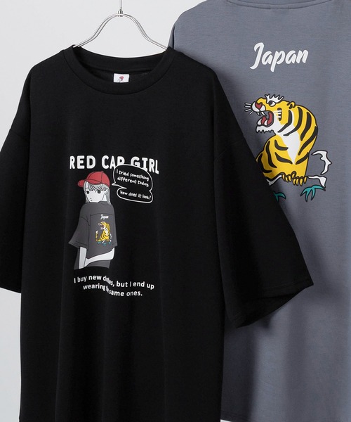 RED CAP GIRL tシャツ 「70」「RCG」JAPAN ART SAKURA/HANABI