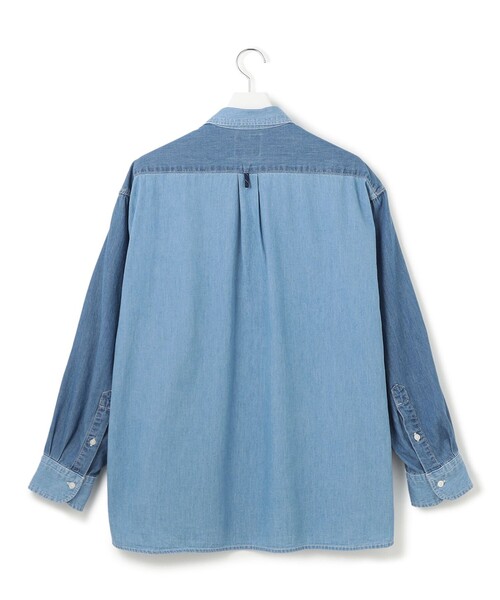 J.PRESS YORK STREET シャツ 「UNISEX」クレイジーパターン デニム