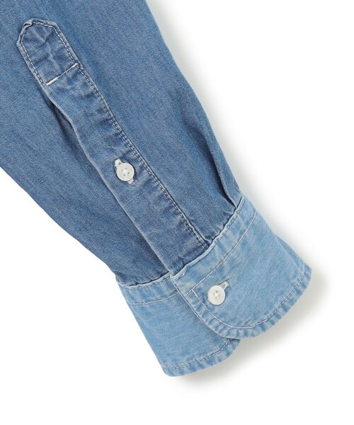 J.PRESS YORK STREET シャツ 「UNISEX」クレイジーパターン デニム