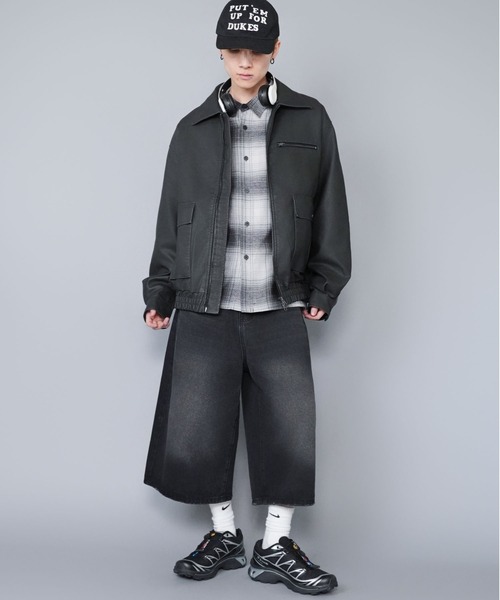 SPINNS（スピンズ） ジーンズ ヴィンテージ加工バギーデニムジョーツ