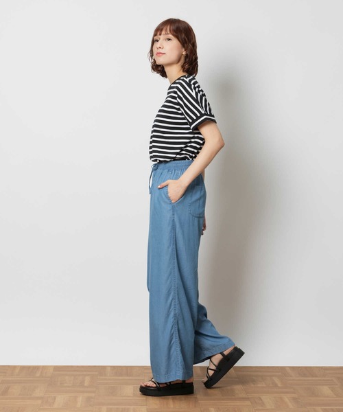 BACK NUMBER 「BACK NUMBER」 イージーパンツ M ライトインディゴ