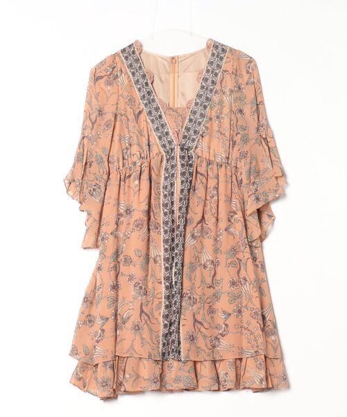 GRACE CONTINENTAL半袖ワンピース GRACE CONTINENTAL 「GRACE CONTINENTAL」 半袖ワンピース 36