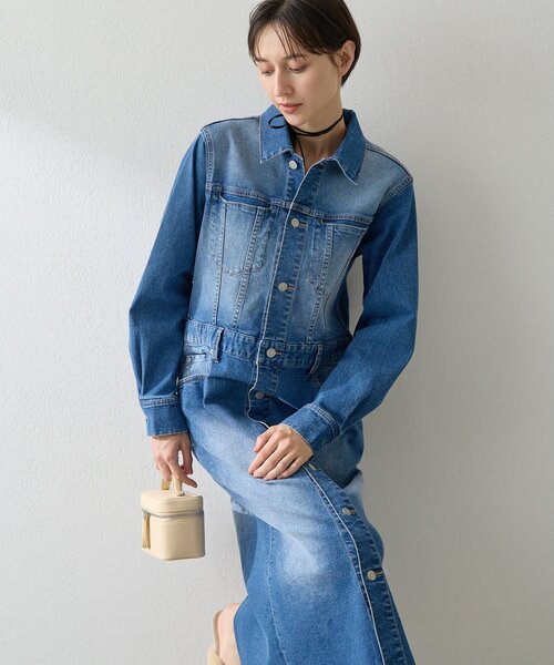 ウィムガゼット　デニムワンピース Whim Gazette（ウィム ガゼット） ワンピース ストレッチデニム