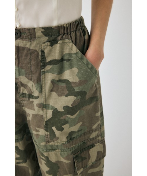 MOUSSY（マウジー） ワイドパンツ カーゴパンツ HARD EDIT MILITARY
