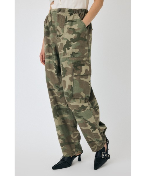 MOUSSY（マウジー） ワイドパンツ カーゴパンツ HARD EDIT MILITARY