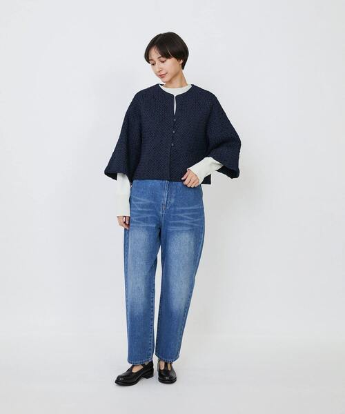 ブラウス シャツ インドコットンポプリンハンドスモッキングブラウスジャケット レディースの画像