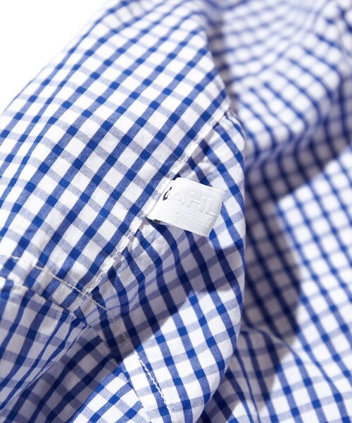 「CAHLUMN」 長袖シャツ LARGE ネイビー メンズ_画像5