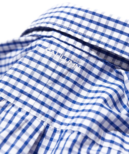 「CAHLUMN」 長袖シャツ LARGE ネイビー メンズ_画像6