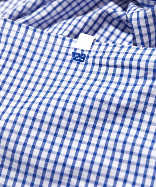 「CAHLUMN」 長袖シャツ LARGE ネイビー メンズ_画像7