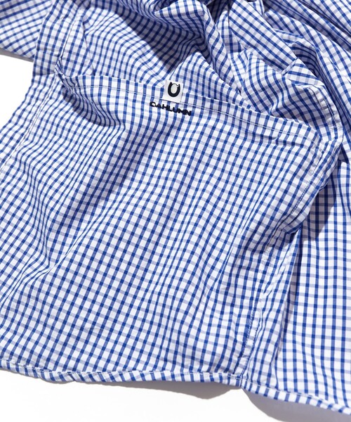 「CAHLUMN」 長袖シャツ LARGE ネイビー メンズ_画像8