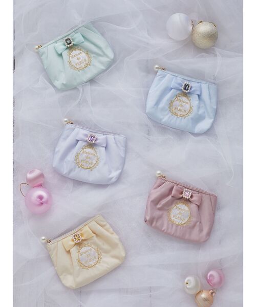 Maison de FLEUR 「Maison FLEUR」 ポーチ FREE サックスブルー