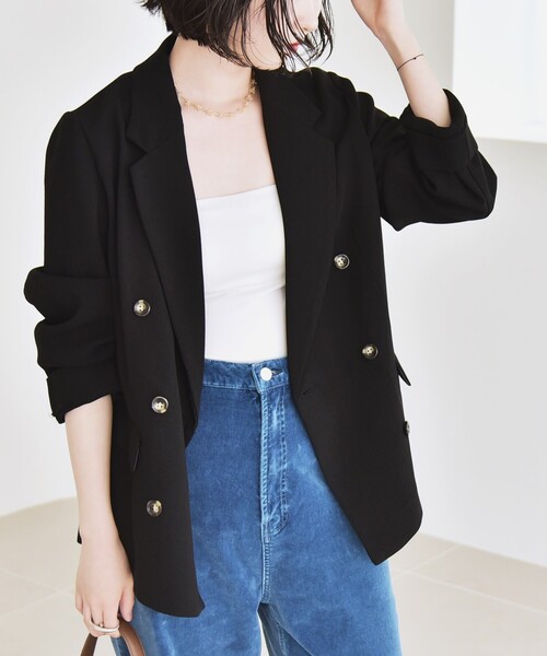 quaranciel ジャケット テーラードジャケット quaranciel:「手洗い可能