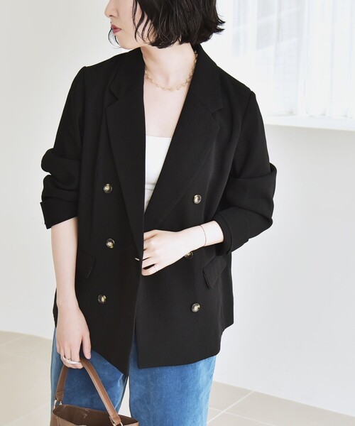 quaranciel ジャケット テーラードジャケット quaranciel:「手洗い可能