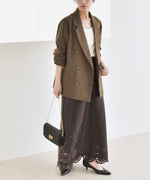 quaranciel ジャケット テーラードジャケット quaranciel:「手洗い可能