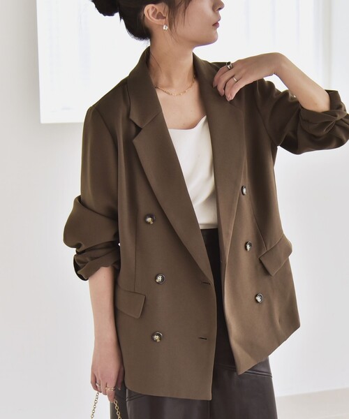 quaranciel ジャケット テーラードジャケット quaranciel:「手洗い可能