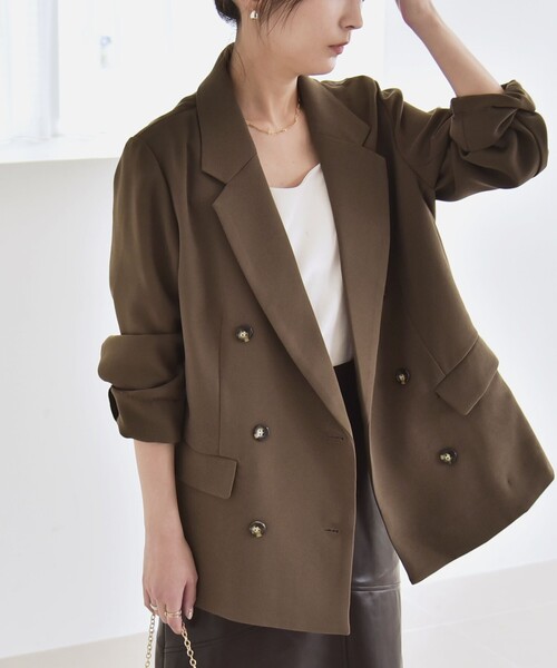 quaranciel ジャケット テーラードジャケット quaranciel:「手洗い可能