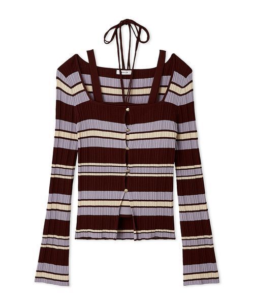 新品タグ付き♡FRAY I.D フレイ アイディーリブカーデ&キャミアンサンブル FRAY I.D アンサンブル リブカーデ＆キャミアンサンブル