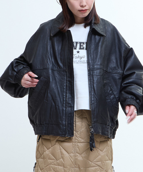 CONVERSE TOKYO 革ジャン ライダース VINTAGELIKE SHEEP LEATHER