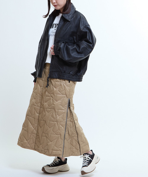 kry ダブル　ライダース　トー横　地雷　量産　ホスト　コンカフェ　レフレム SET UP】OVERSIZE SINGLE JACKET｜CONVERSE TOKYO (コンバース