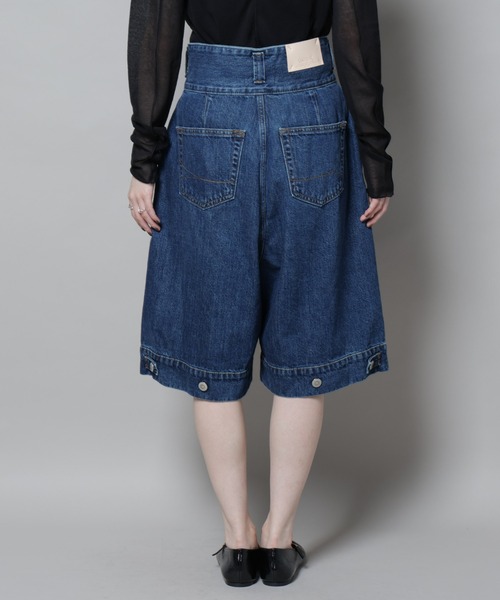 ANTIMID デニムハーフパンツ Large CROSS DENIM SHORTS – ANTIMID