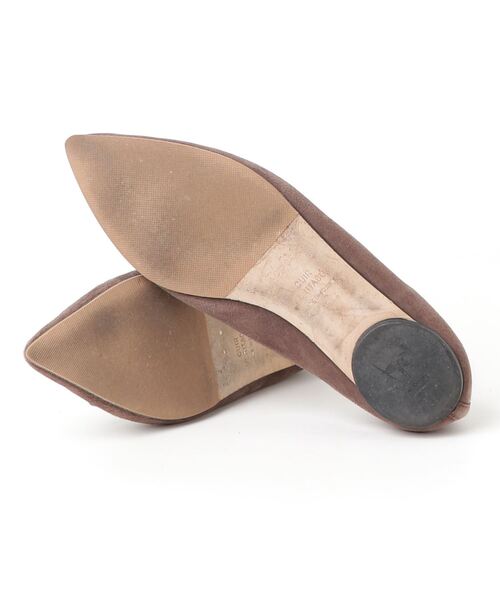 「Repetto」 リボンバレエシューズ 37 ブラウン レディース