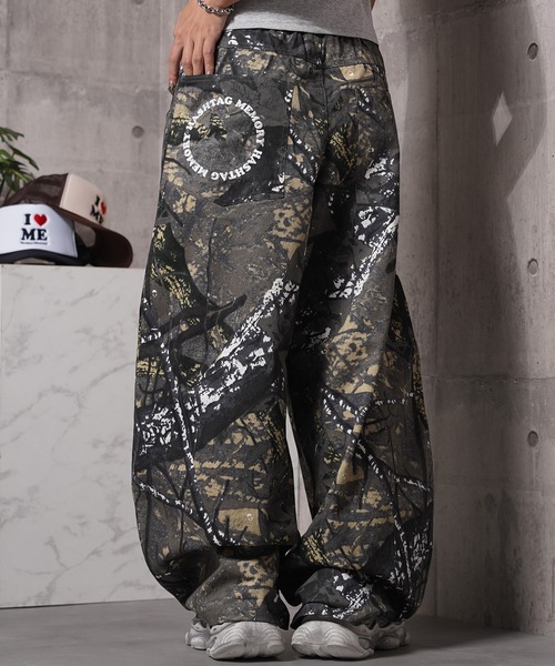 ハロッズ　革パンツ Harrods GEAR ハロッズギア ストレート レザーパンツ 牛革