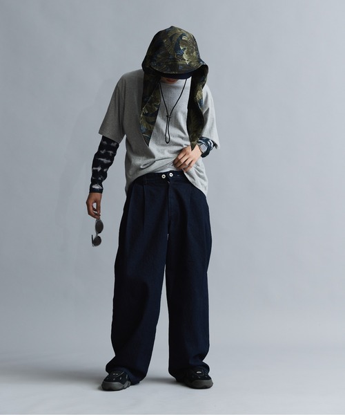 「THE BOLDMAN」 「inter factory」デニムパンツ LARGE ブラック メンズ