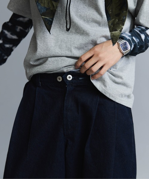 「THE BOLDMAN」 「inter factory」デニムパンツ LARGE ブラック メンズ