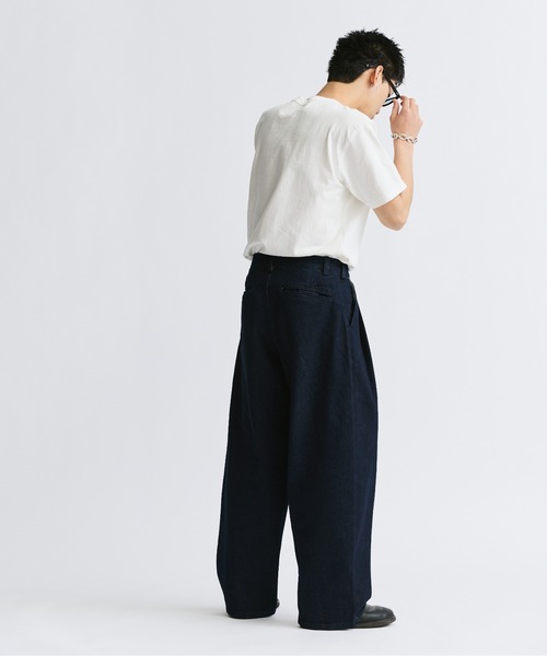 「THE BOLDMAN」 「inter factory」デニムパンツ LARGE ブラック メンズ