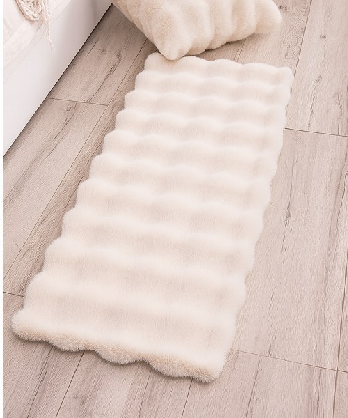 pyornim（ピョルニム） ラグ ラグマット ぽこぽこ スクエアフェイク