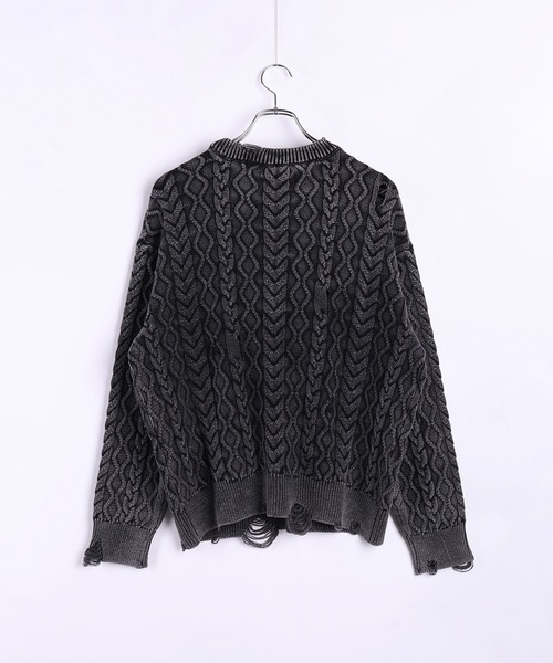 WESTSEA（ウエストシー） セーター ニット 5G ストーンウォッシュ