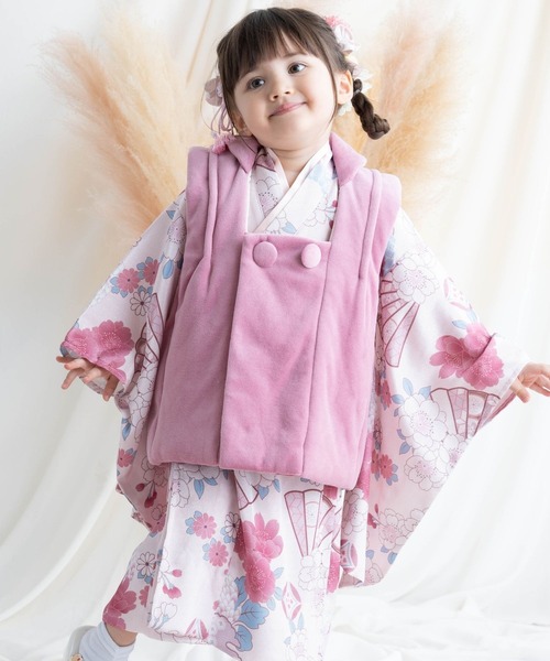 SweetMommy（スウィートマミー） 着物 七五三 着物+被布セット 3歳