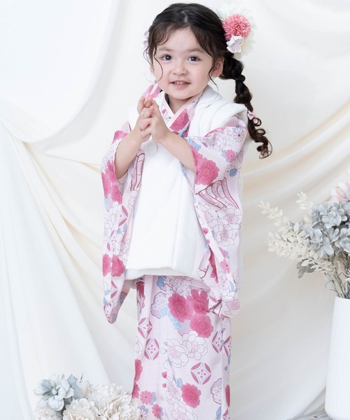SweetMommy（スウィートマミー） 着物 七五三 着物+被布セット 3歳