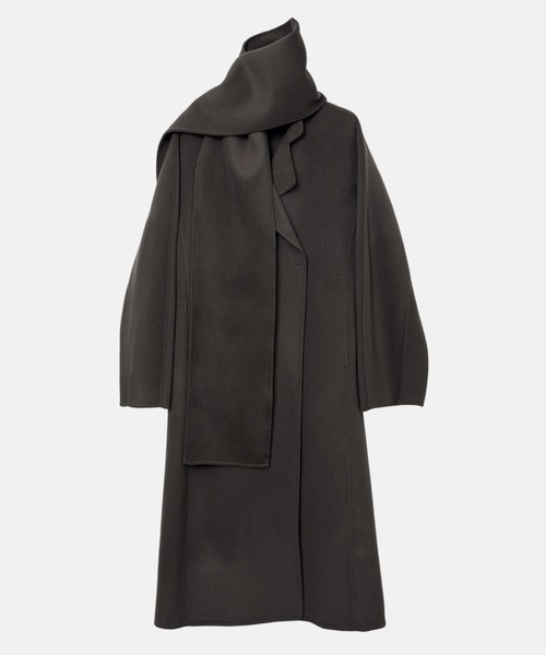 ジャケット・アウター LE CIEL BLEU Double Face Scarf Wool Coat LE CIEL BLEU（ルシェルブルー） コート アウター ダブルフェイス