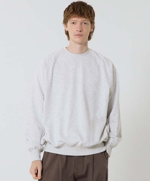 coca（コカ） トレーナー スウェット 裏毛ラグラントレーナー メンズ