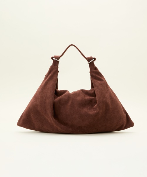 Le Vernis ミニスクエアスウェードトート LE VERNIS] Triangle bag | CASSELINI ONLINE SHOP