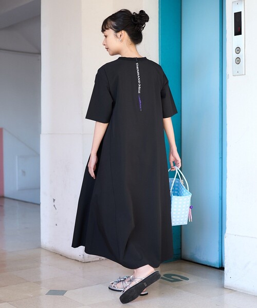 FREAK'S STORE（フリークスストア） 半袖ワンピース フリ- ブラック