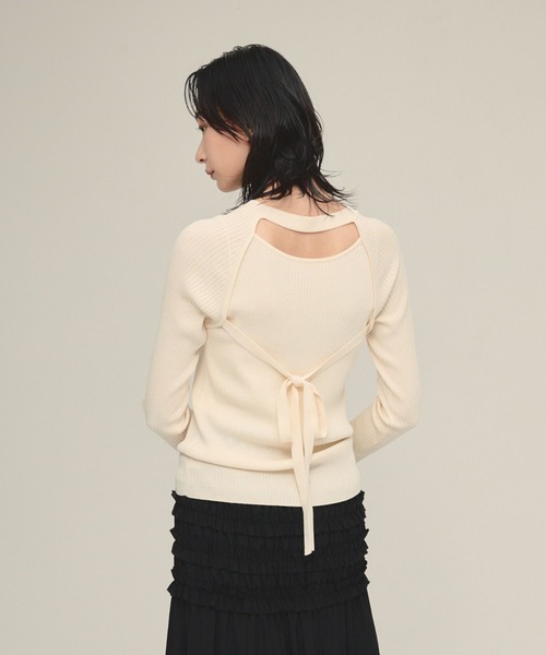 ニット セーター 「eL」14G Layered Pullover/583682 レディース | ブランド登録なし | 01