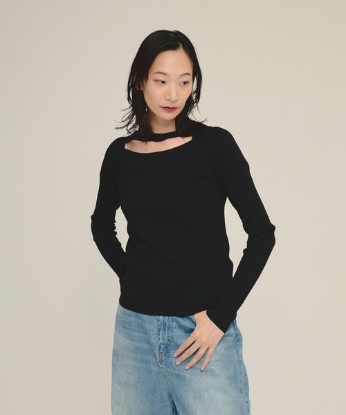 ニット セーター 「eL」14G Layered Pullover/583682 レディース | ブランド登録なし