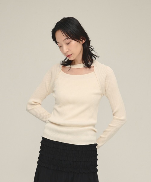 ニット セーター 「eL」14G Layered Pullover/583682 レディース | ブランド登録なし | 06
