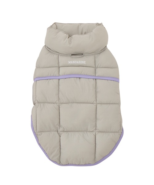 haru♡スーパーライトパフベストグレーL② MANDARINE BROTHERS（マンダリンブラザーズ） 犬 服 スーパーライト