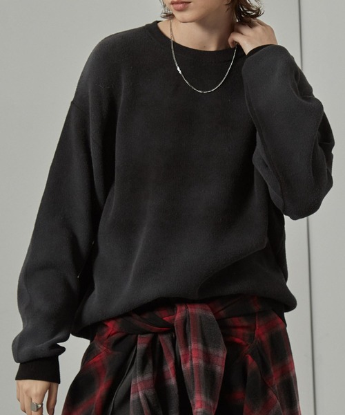 セーター ニット 「Alfred Alex」ヴィンテージ加工ラバースプレーグラデーションプルオーバーニット メンズ レディース | ブランド登録なし | 05