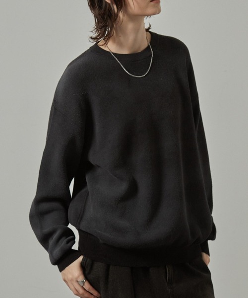 セーター ニット 「Alfred Alex」ヴィンテージ加工ラバースプレーグラデーションプルオーバーニット メンズ レディース | ブランド登録なし | 14