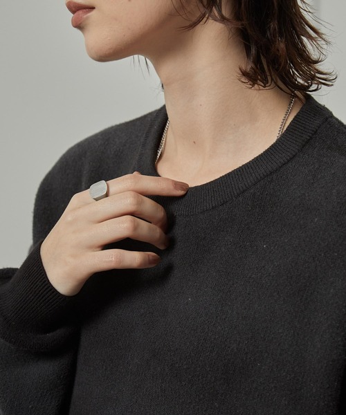 セーター ニット 「Alfred Alex」ヴィンテージ加工ラバースプレーグラデーションプルオーバーニット メンズ レディース | ブランド登録なし | 18