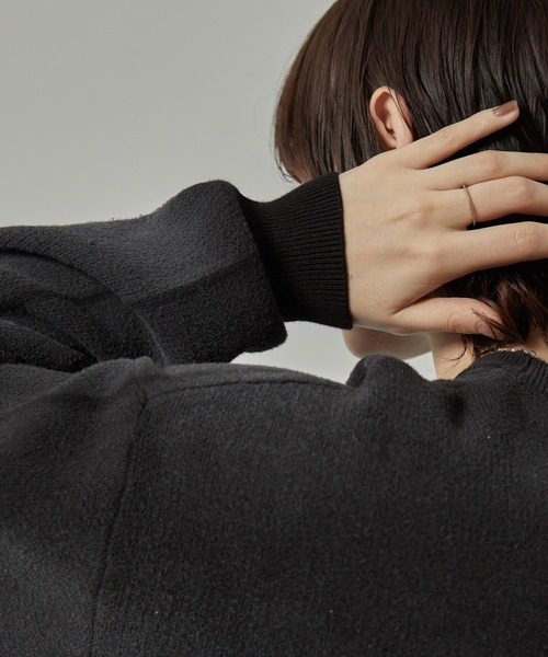 セーター ニット 「Alfred Alex」ヴィンテージ加工ラバースプレーグラデーションプルオーバーニット メンズ レディース | ブランド登録なし | 19