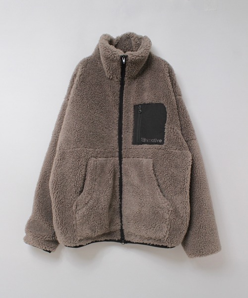 RNA（アールエヌエー） ブルゾン アウター J2163 マルチカラーボア